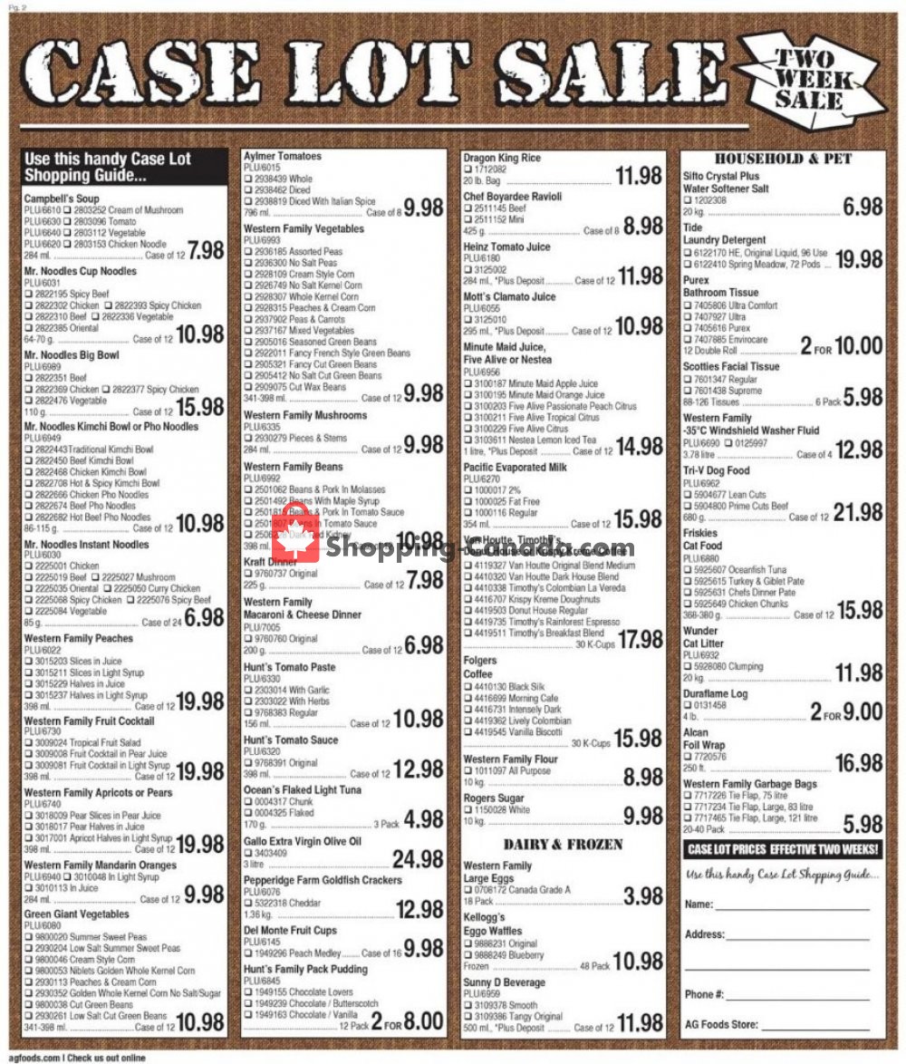 AG Foods flyer from Friday October 19, 2018 to Thursday November 1, 2018 - page 2