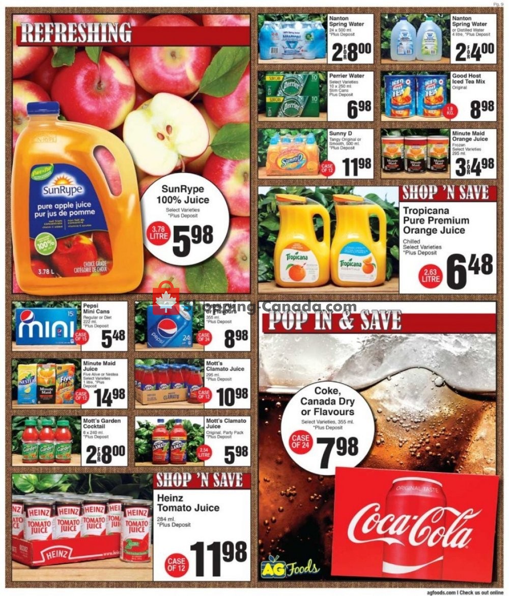AG Foods flyer from Friday October 19, 2018 to Thursday November 1, 2018 - page 9