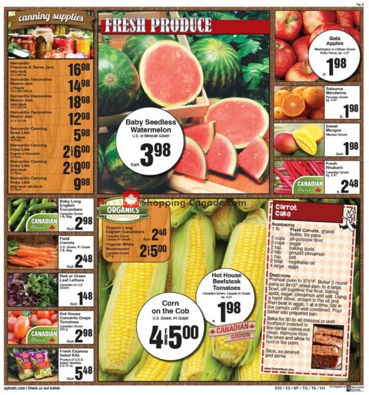 AG Foods flyer from Friday June 16, 2023 to Thursday June 22, 2023 - page 8