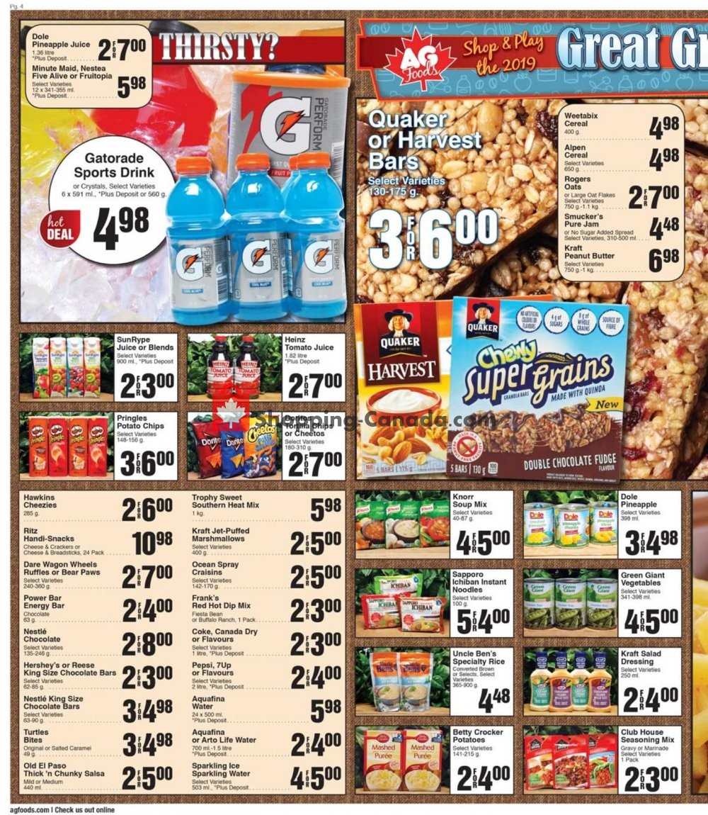 AG Foods flyer from Friday January 4, 2019 to Thursday January 10, 2019 - page 4