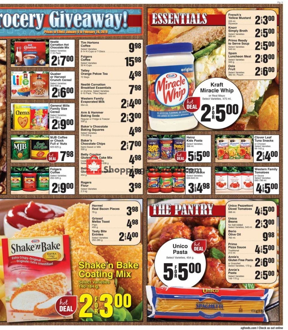 AG Foods flyer from Friday January 4, 2019 to Thursday January 10, 2019 - page 5