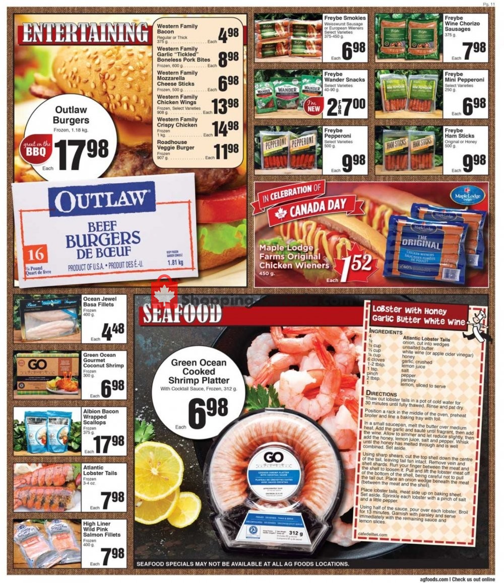 AG Foods flyer from Friday June 21, 2019 to Thursday June 27, 2019 - page 11