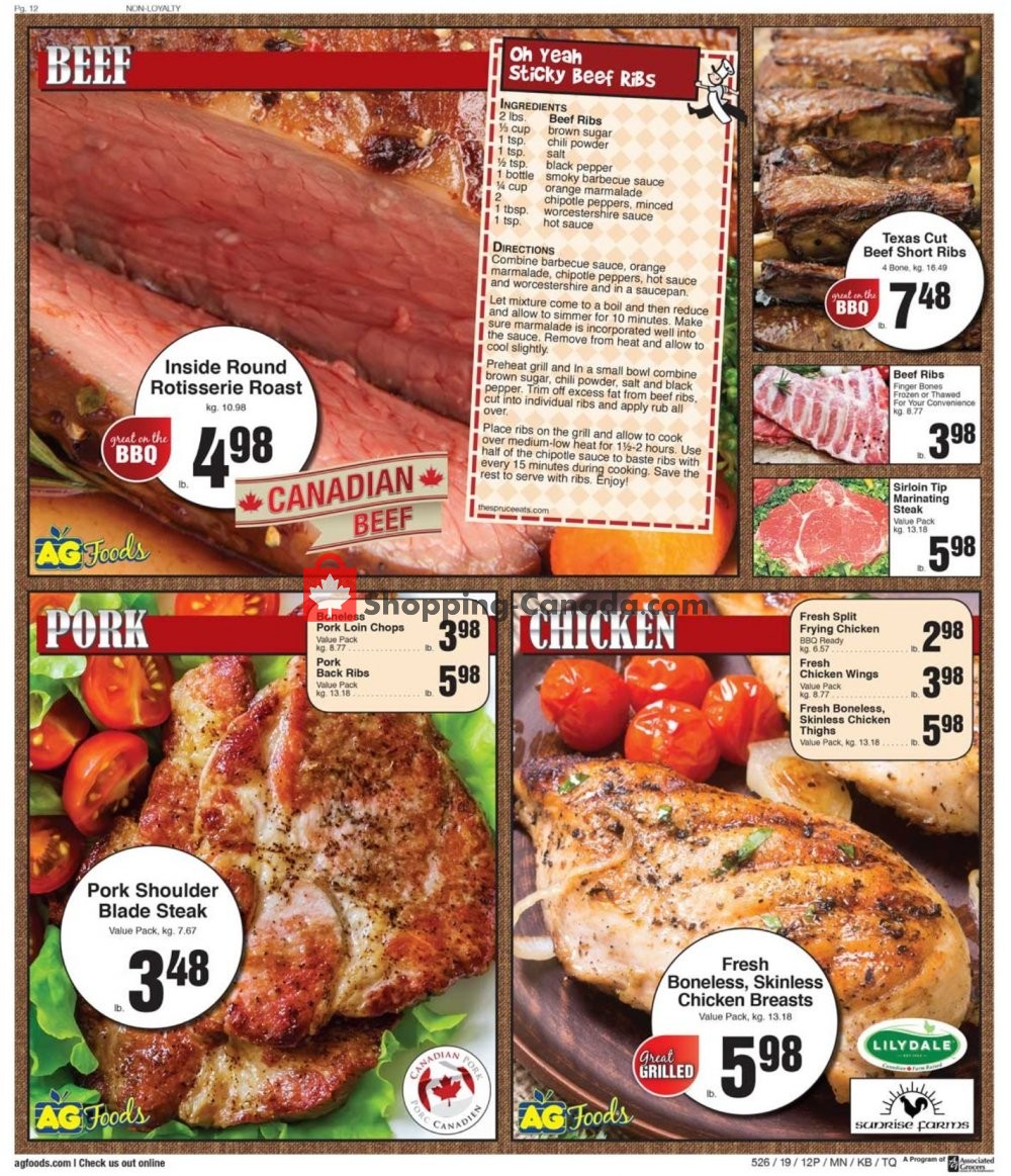 AG Foods flyer from Friday June 21, 2019 to Thursday June 27, 2019 - page 12