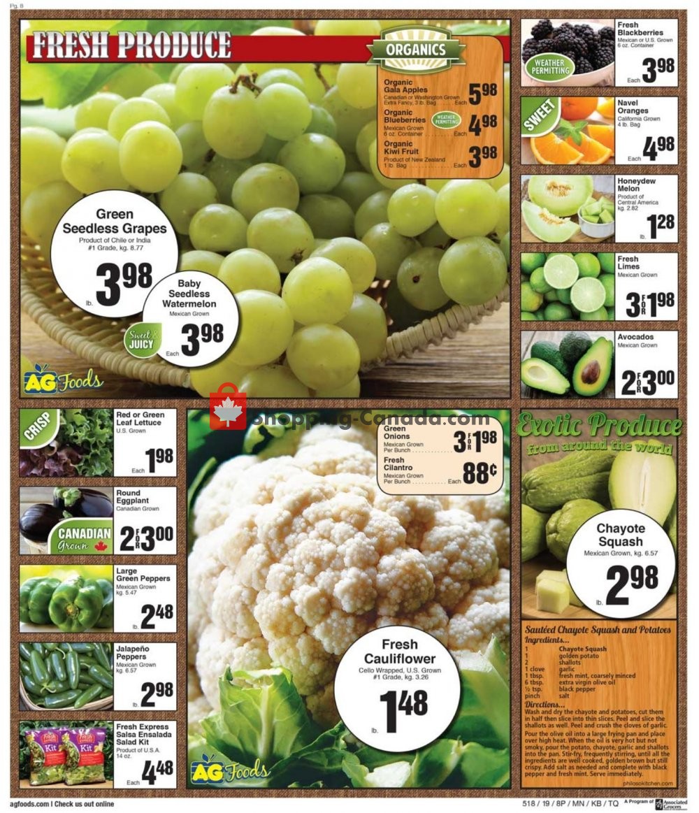 AG Foods flyer from Sunday April 28, 2019 to Saturday May 4, 2019 - page 8