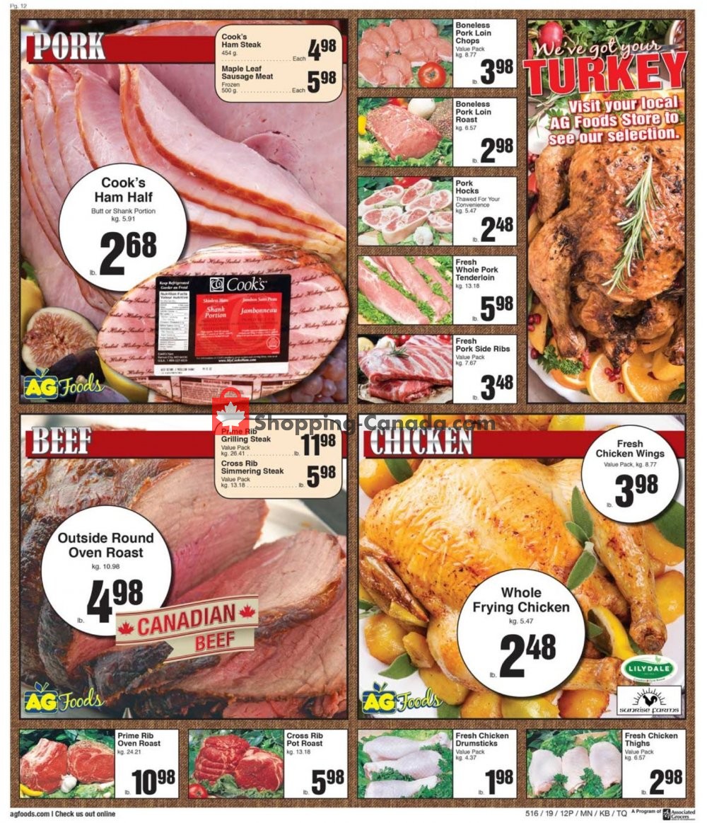 AG Foods flyer from Monday April 15, 2019 to Sunday April 21, 2019 - page 12