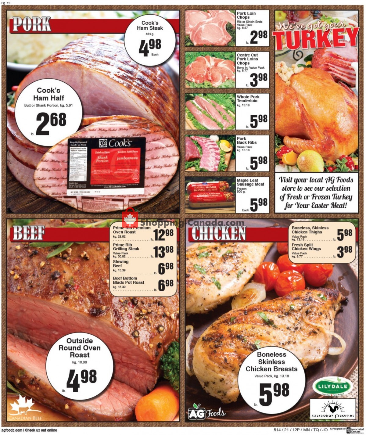 AG Foods flyer from Friday March 26, 2021 to Thursday April 1, 2021 - page 12