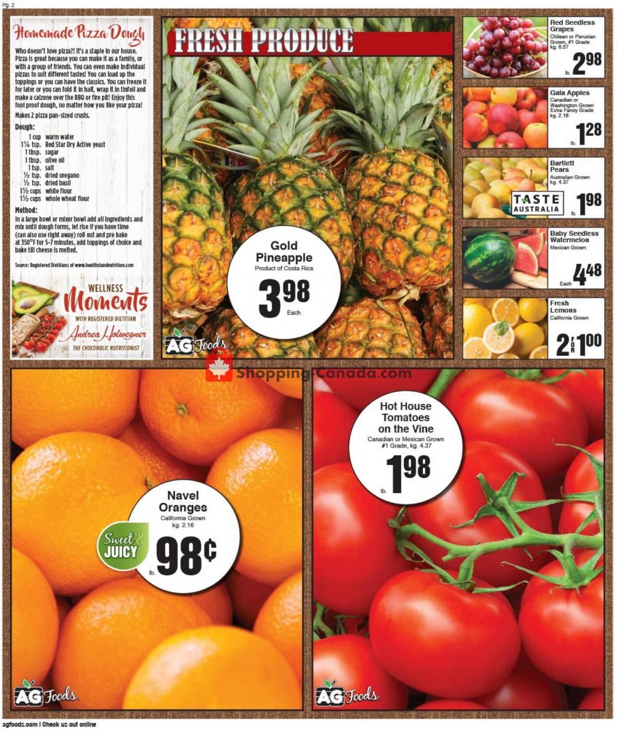 AG Foods flyer from Friday March 26, 2021 to Thursday April 1, 2021 - page 2