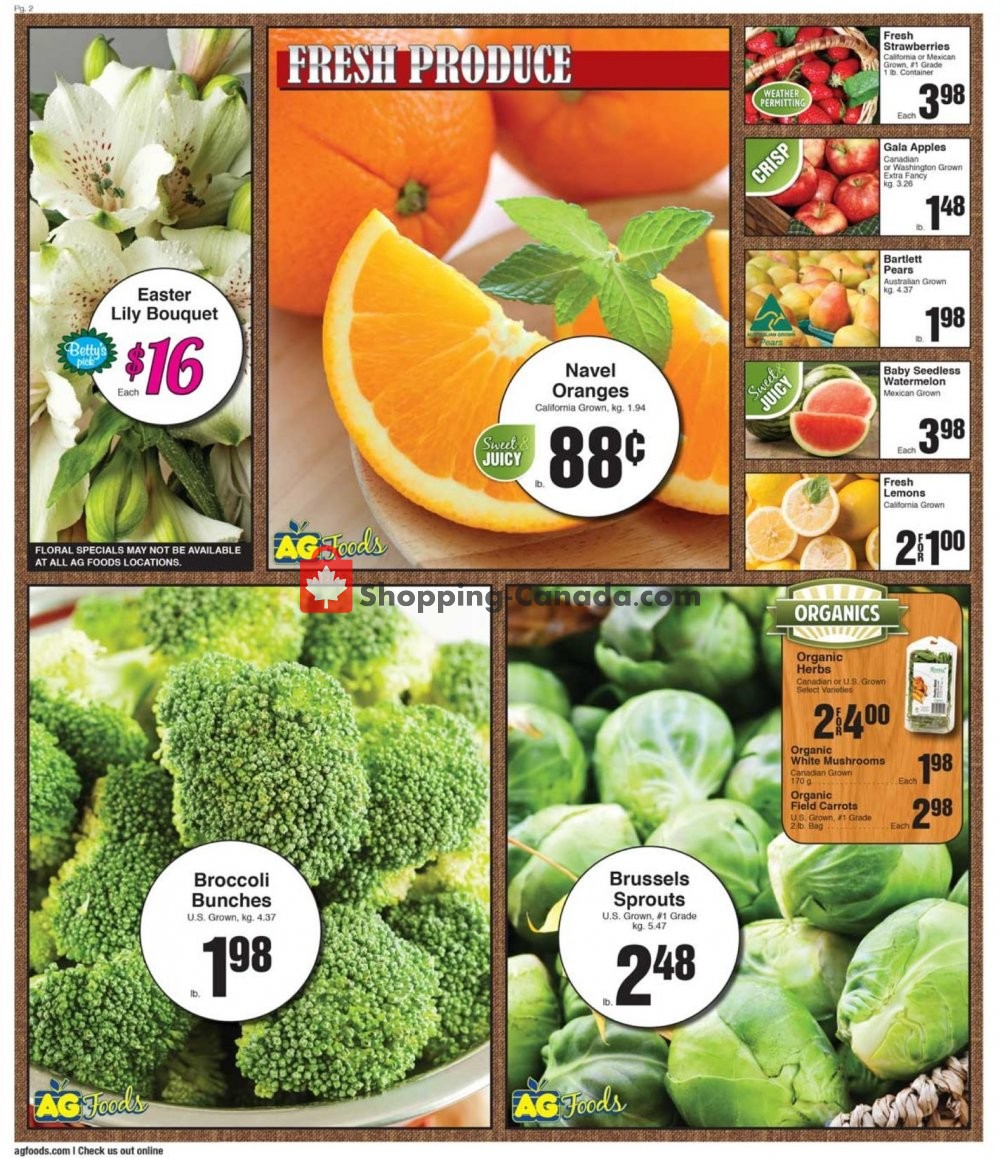 AG Foods flyer from Monday April 15, 2019 to Sunday April 21, 2019 - page 2