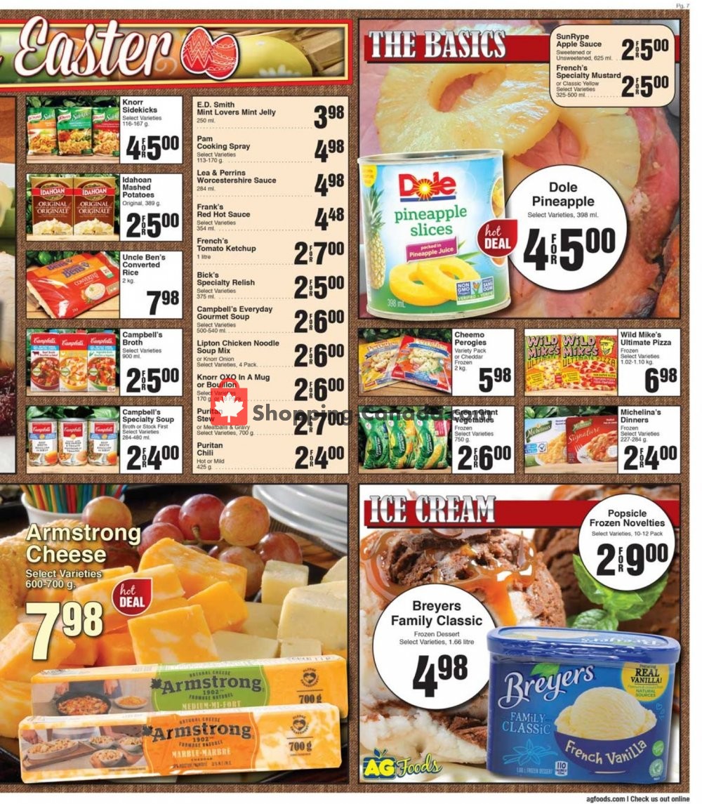 AG Foods flyer from Monday April 15, 2019 to Sunday April 21, 2019 - page 7