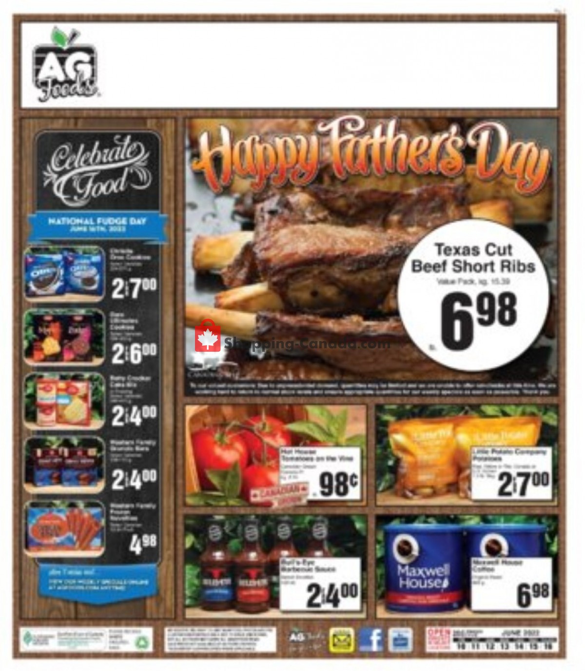 AG Foods flyer from Friday June 10, 2022 to Thursday June 16, 2022 - page 1