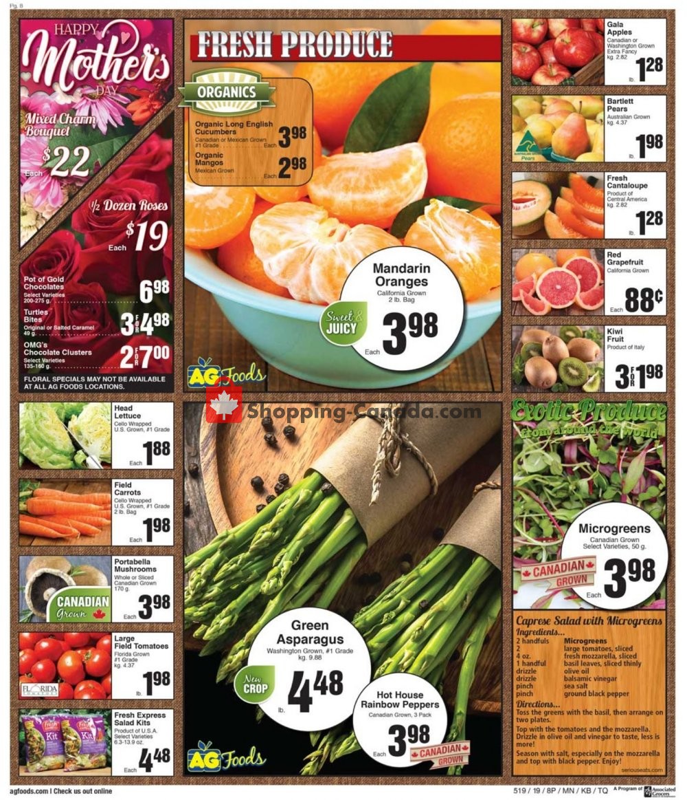 AG Foods flyer from Sunday May 5, 2019 to Saturday May 11, 2019 - page 8
