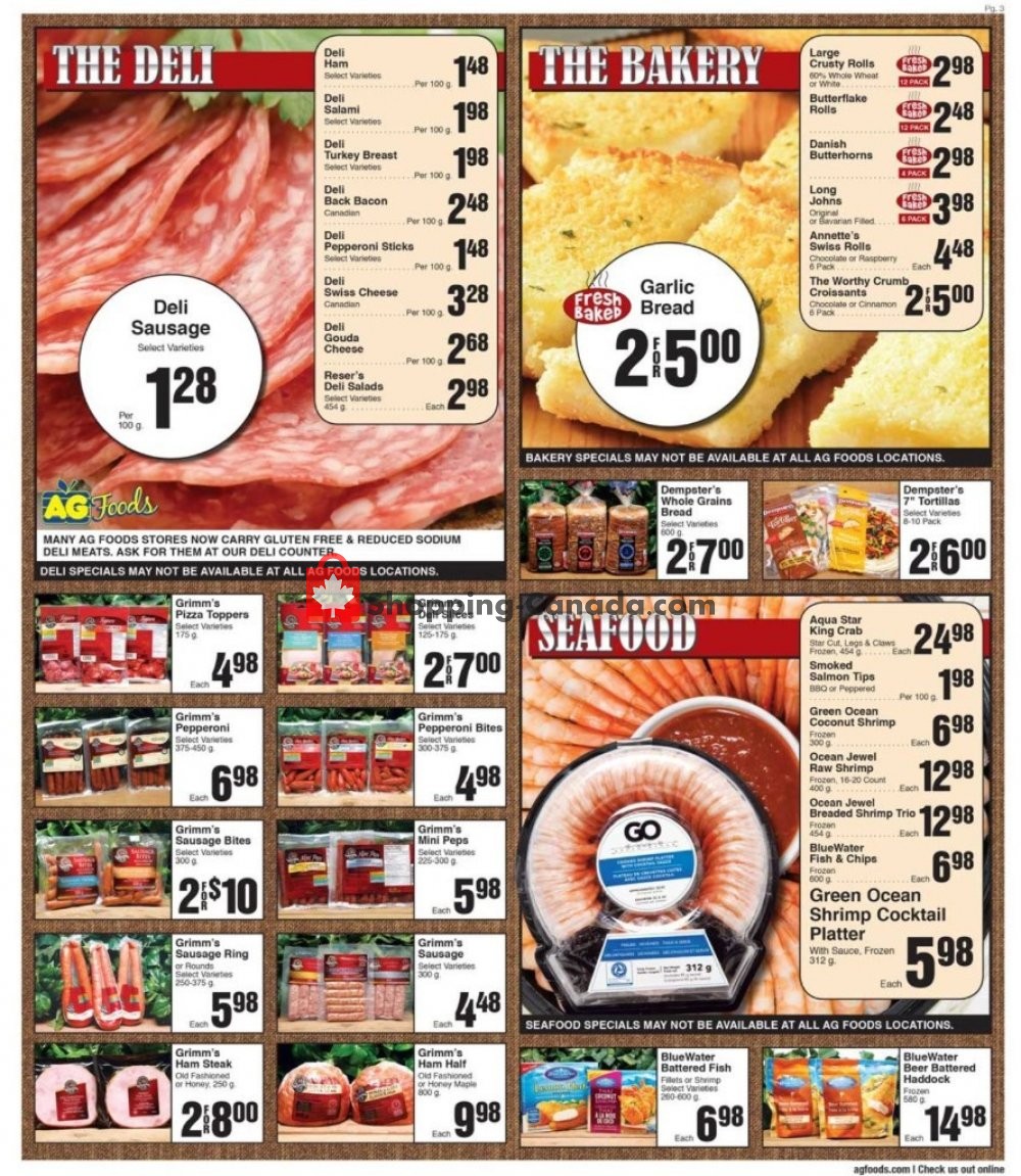 AG Foods flyer from Friday December 28, 2018 to Thursday January 3, 2019 - page 3