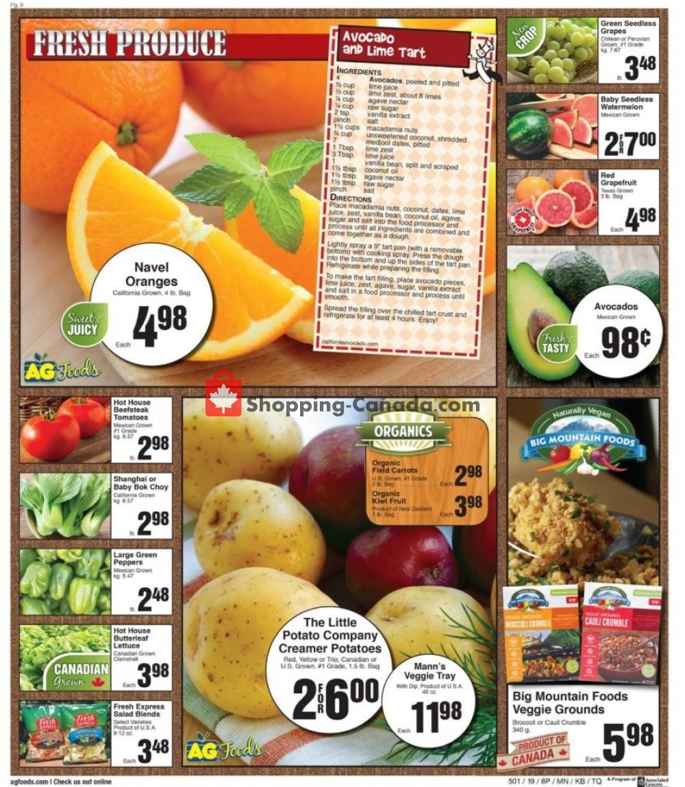 AG Foods flyer from Friday December 28, 2018 to Thursday January 3, 2019 - page 8
