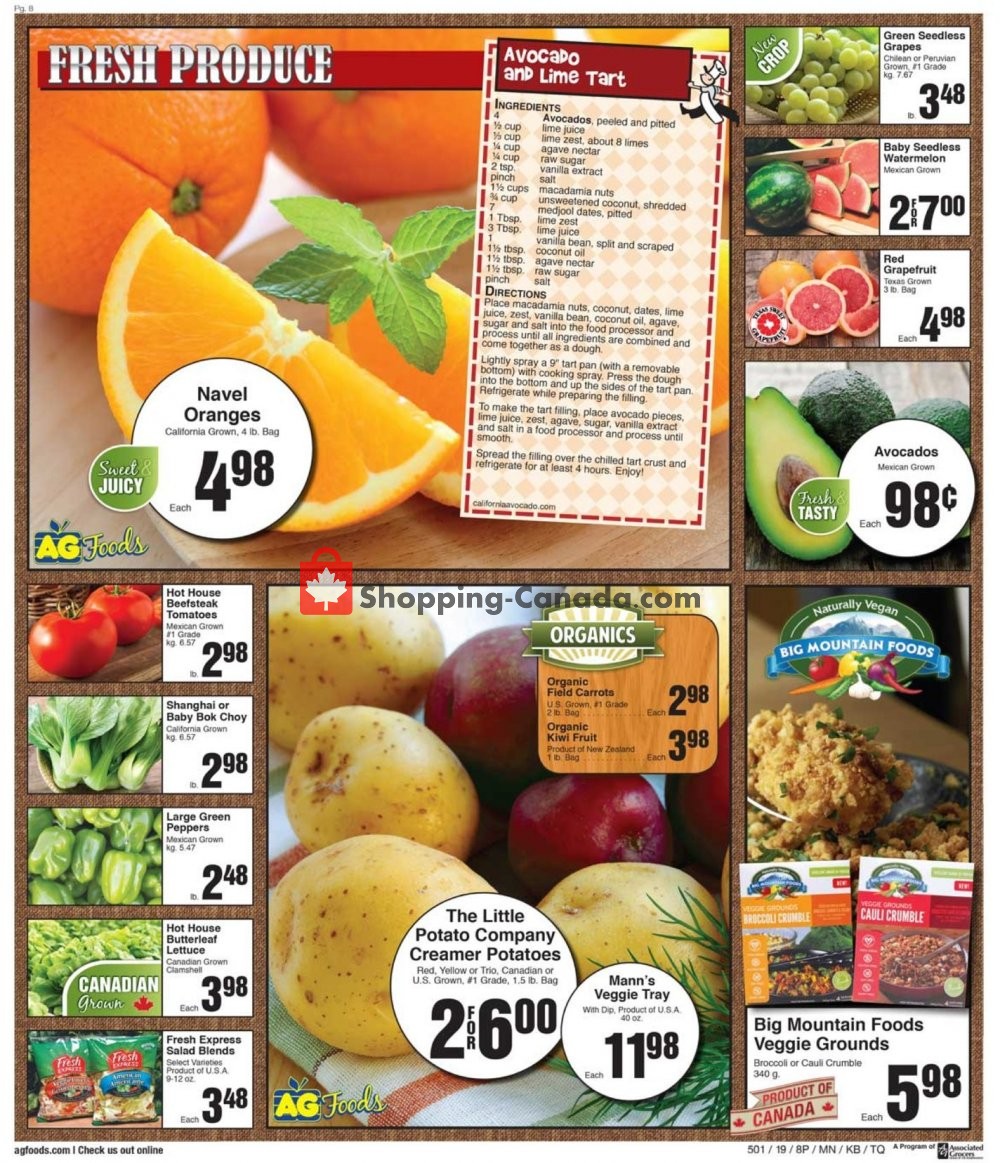 AG Foods flyer from Sunday December 30, 2018 to Saturday January 5, 2019 - page 8