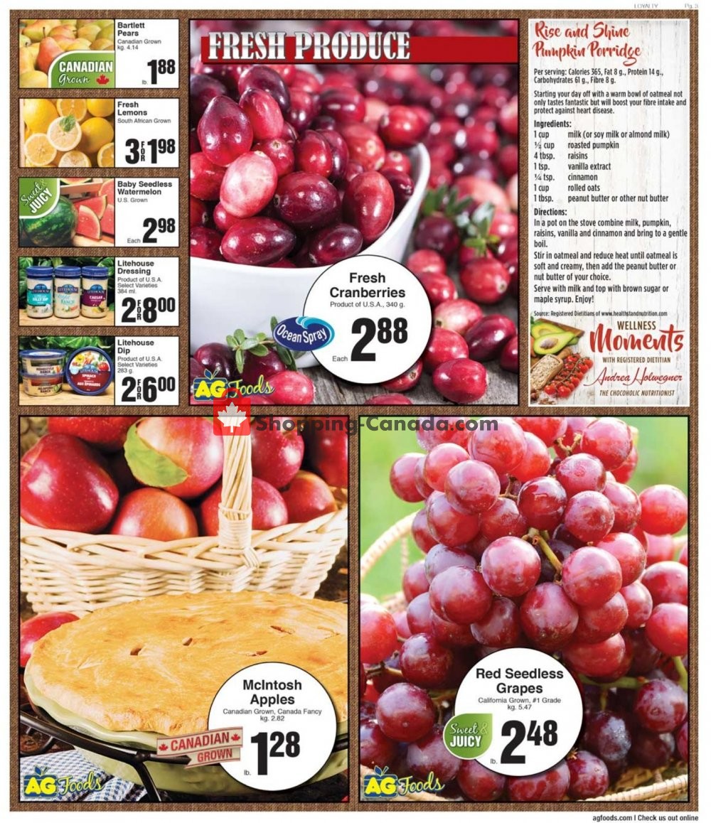 AG Foods flyer from Sunday October 6, 2019 to Saturday October 12, 2019 - page 3