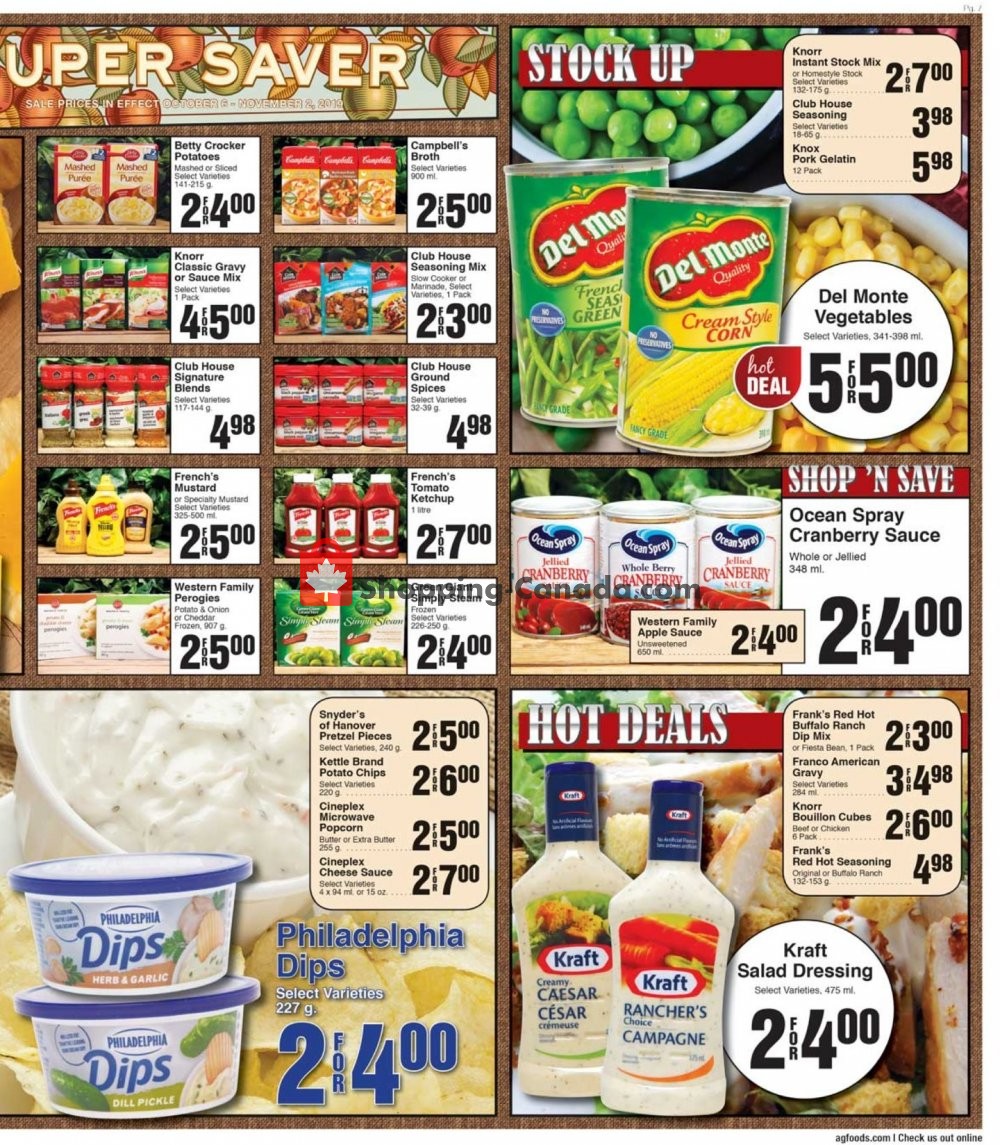 AG Foods flyer from Sunday October 6, 2019 to Saturday October 12, 2019 - page 7