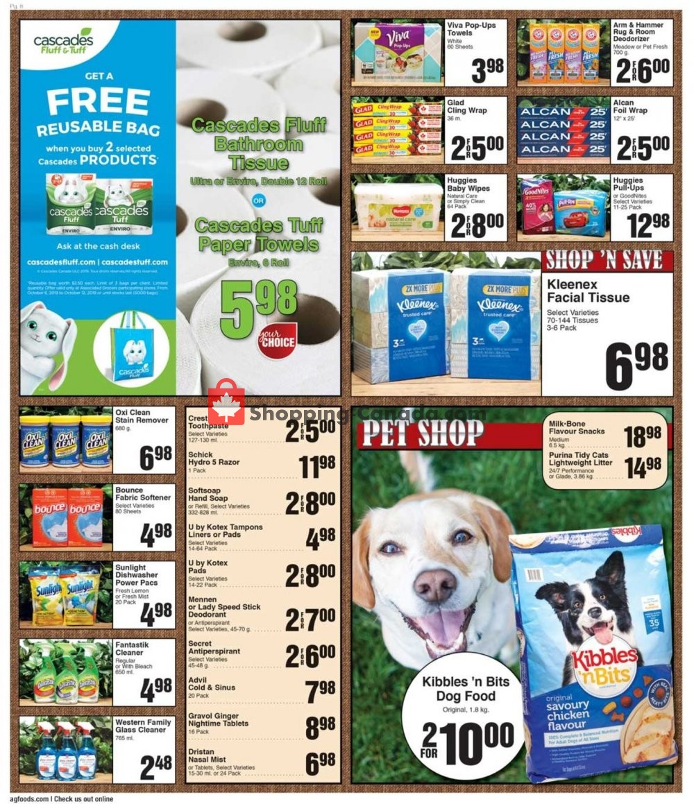 AG Foods flyer from Sunday October 6, 2019 to Saturday October 12, 2019 - page 8