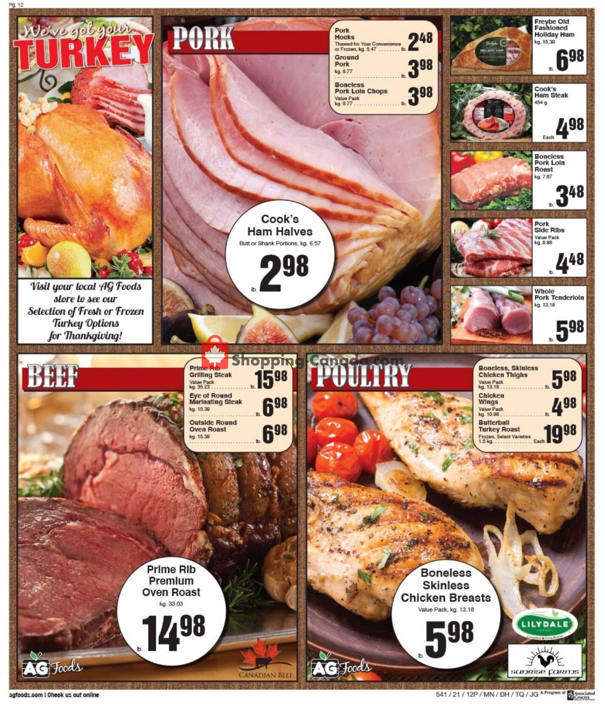 AG Foods flyer from Friday October 1, 2021 to Thursday October 7, 2021 - page 12