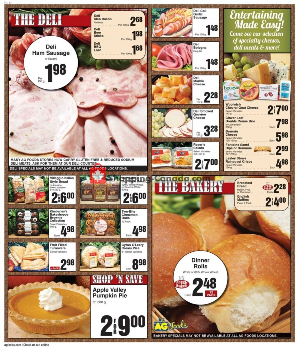 AG Foods flyer from Friday October 4, 2019 to Thursday October 10, 2019 - page 10