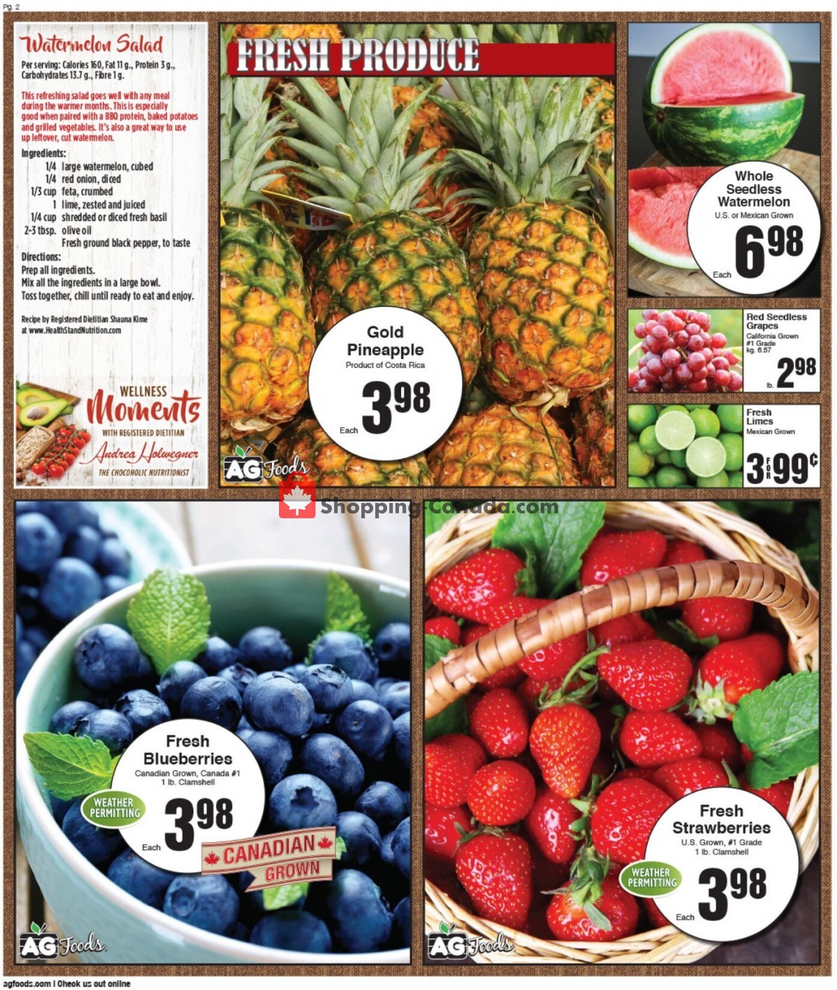 AG Foods Canada, flyer (Long Weekend Sale Barriere BC) July 25