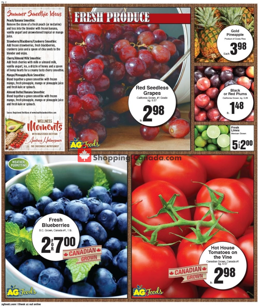 AG Foods flyer from Sunday July 26, 2020 to Saturday August 1, 2020 - page 2