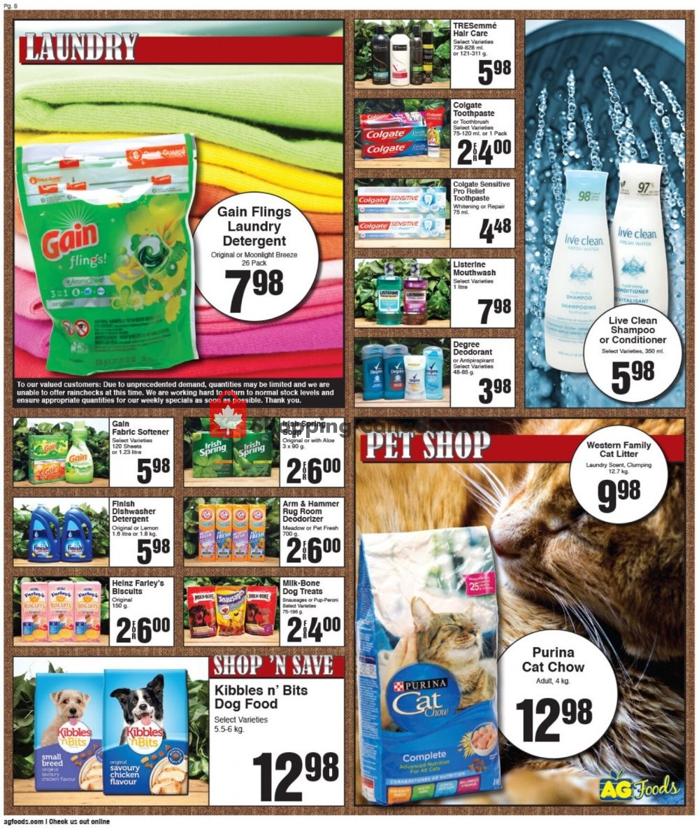 AG Foods flyer from Sunday July 26, 2020 to Saturday August 1, 2020 - page 8