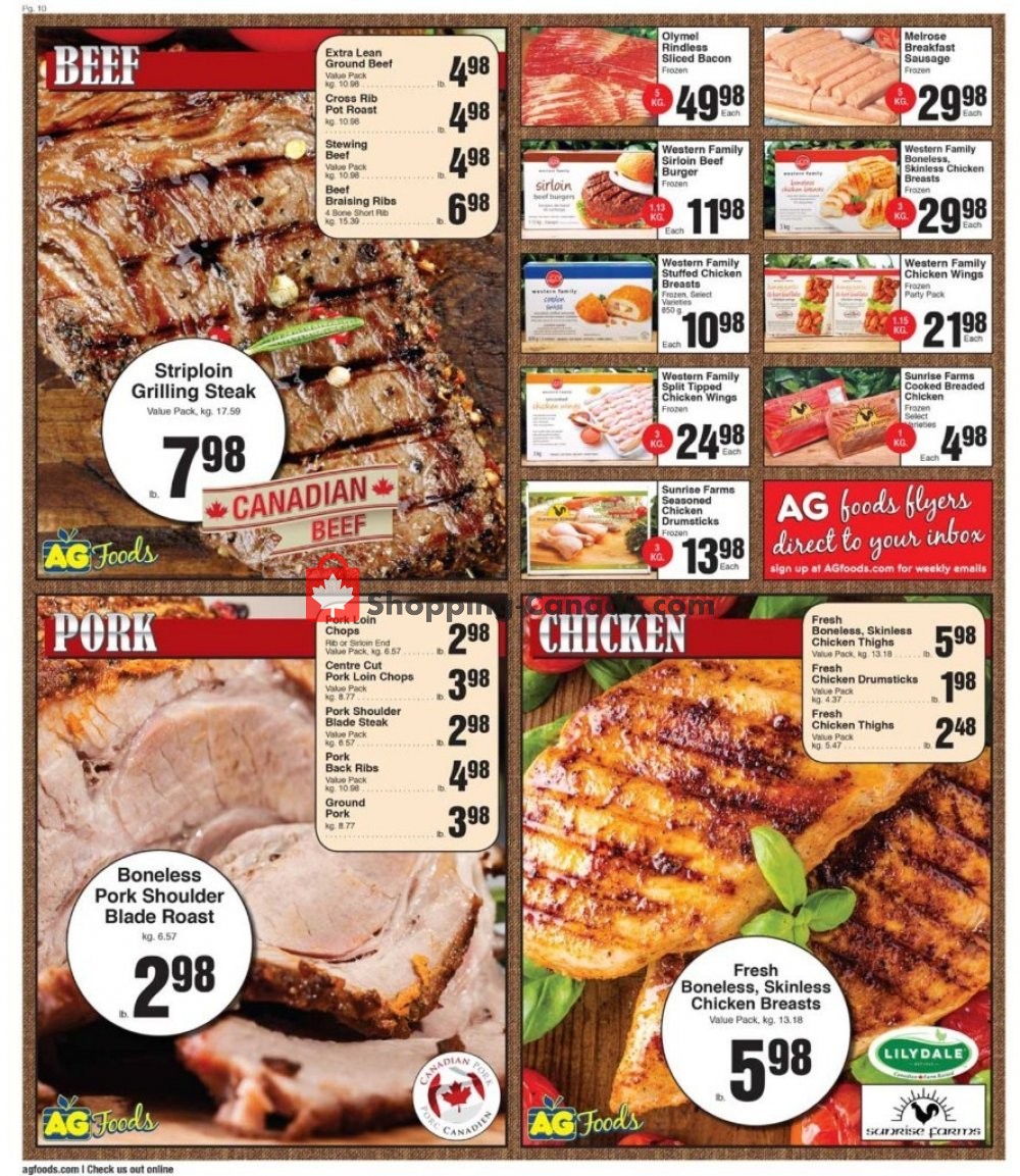 AG Foods flyer from Friday October 19, 2018 to Thursday November 1, 2018 - page 10