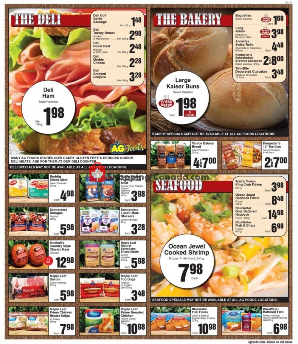 AG Foods flyer from Friday October 19, 2018 to Thursday November 1, 2018 - page 11