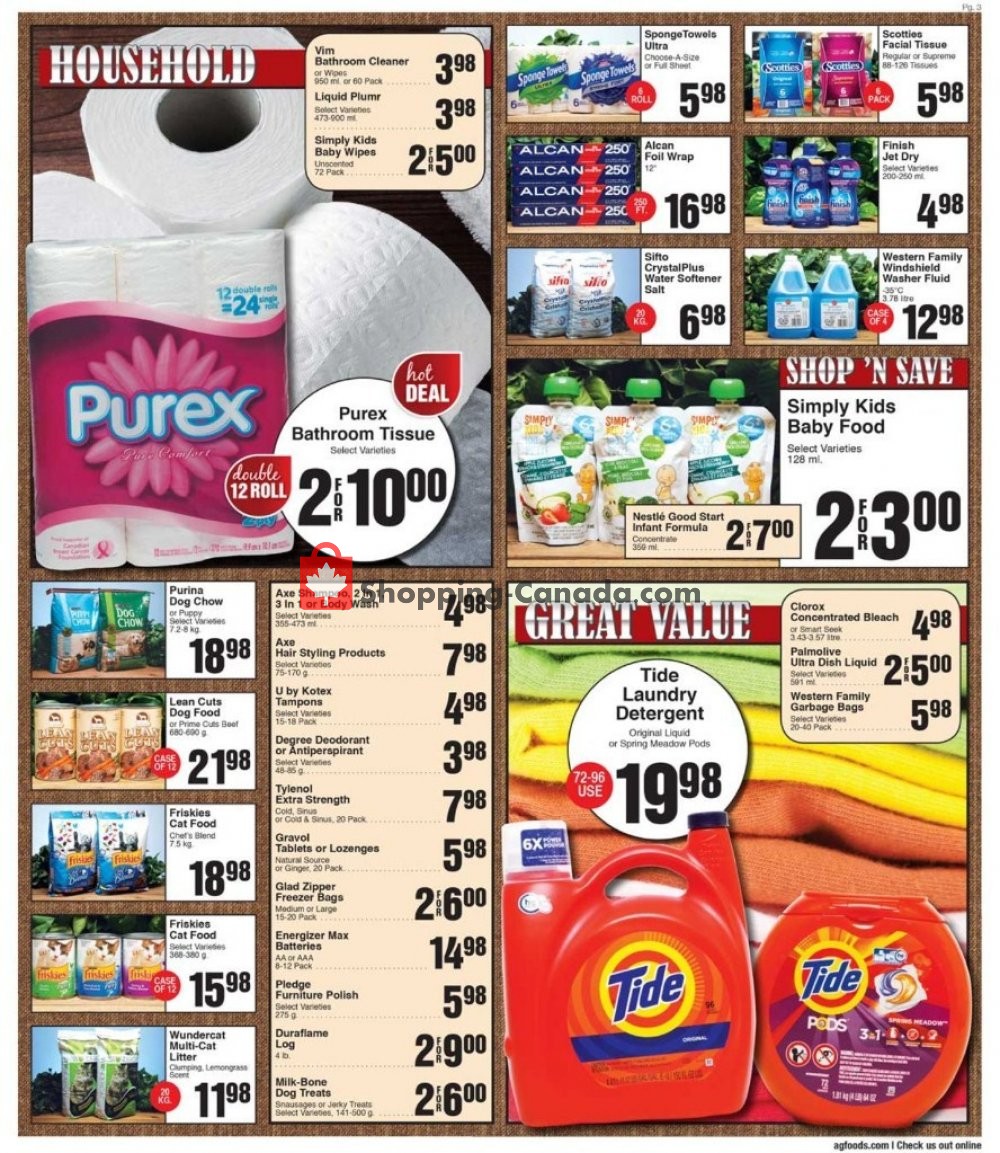 AG Foods flyer from Friday October 19, 2018 to Thursday November 1, 2018 - page 3