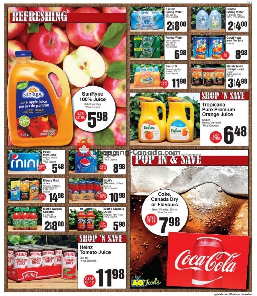 AG Foods flyer from Friday October 19, 2018 to Thursday November 1, 2018 - page 9