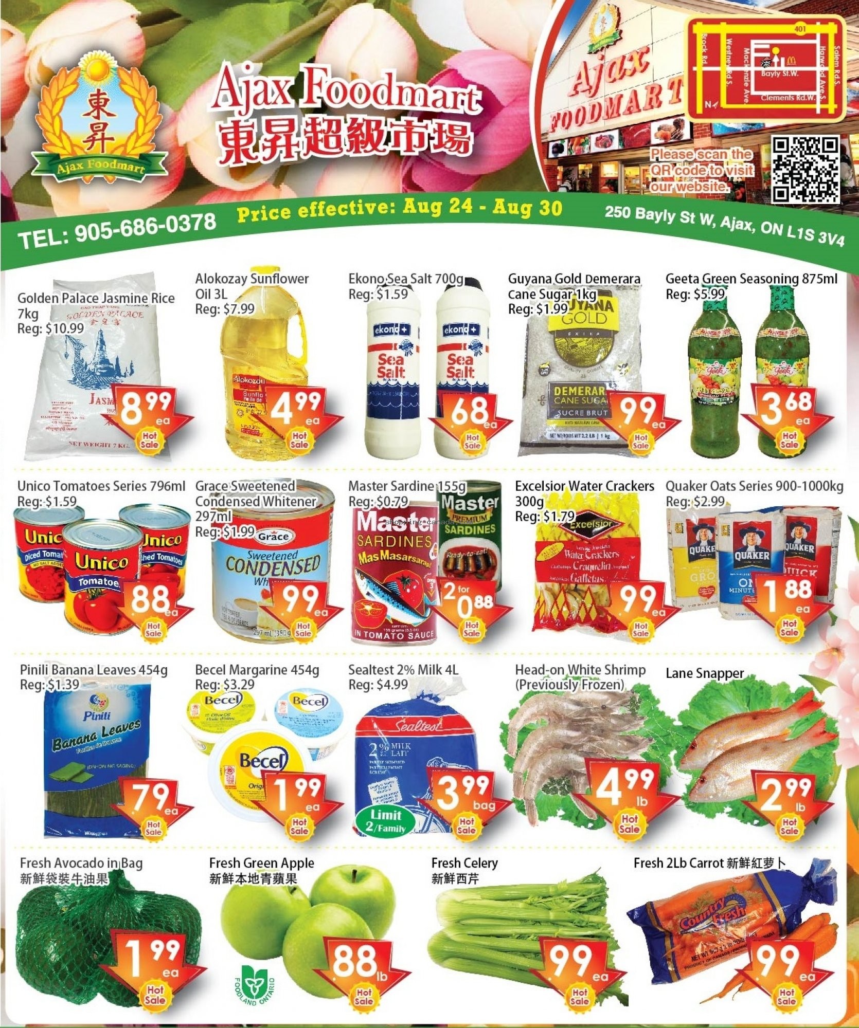 Ajax Foodmart flyer from Friday August 24, 2018 to Thursday August 30, 2018 - page 2