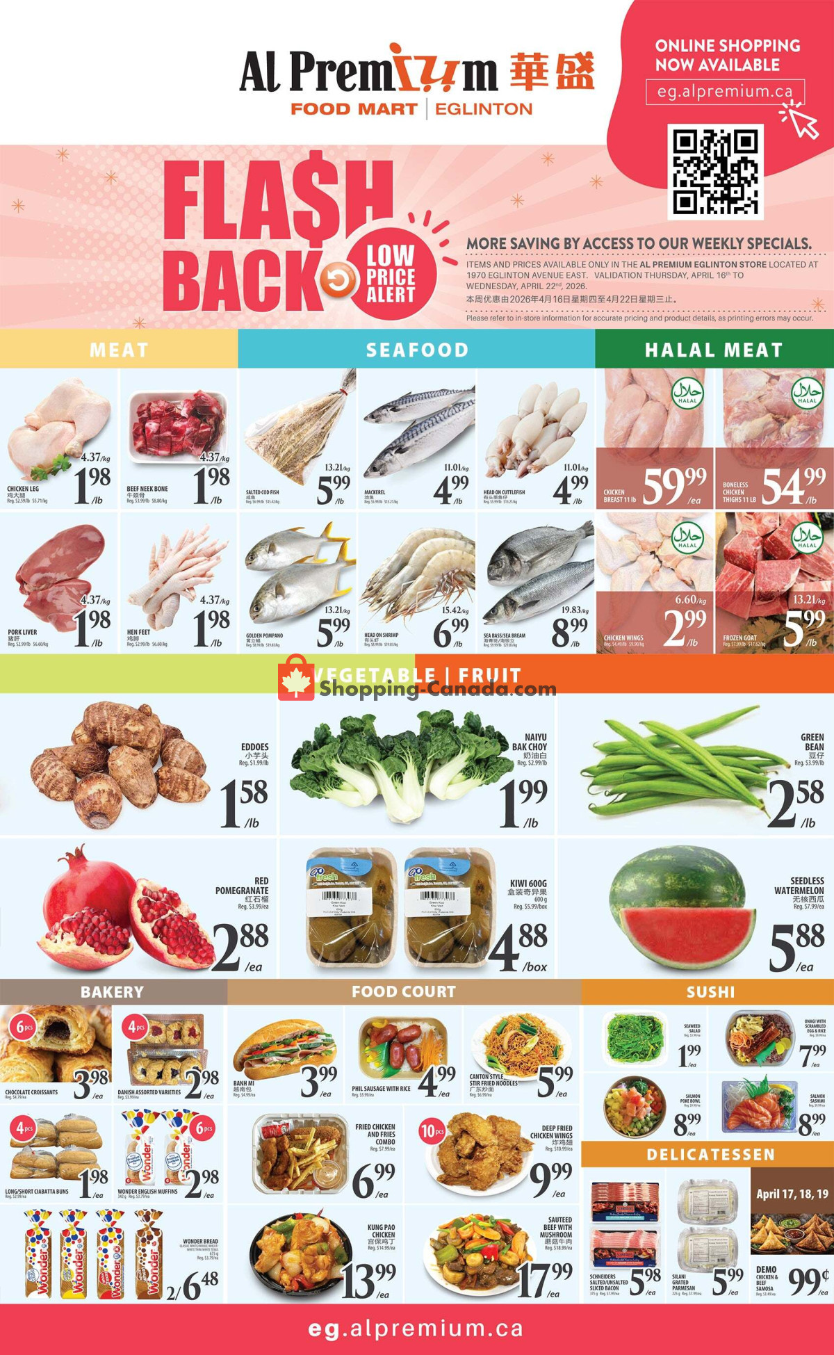 Al Premium Food Mart flyer from Thursday April 16, 2026 to Wednesday April 22, 2026 - page 2