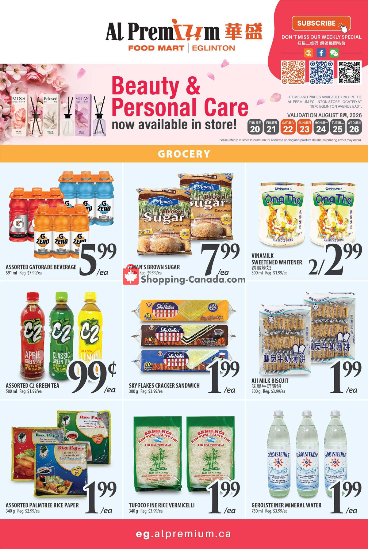 Al Premium Food Mart flyer from Wednesday August 19, 2026 to Tuesday August 25, 2026 - page 3