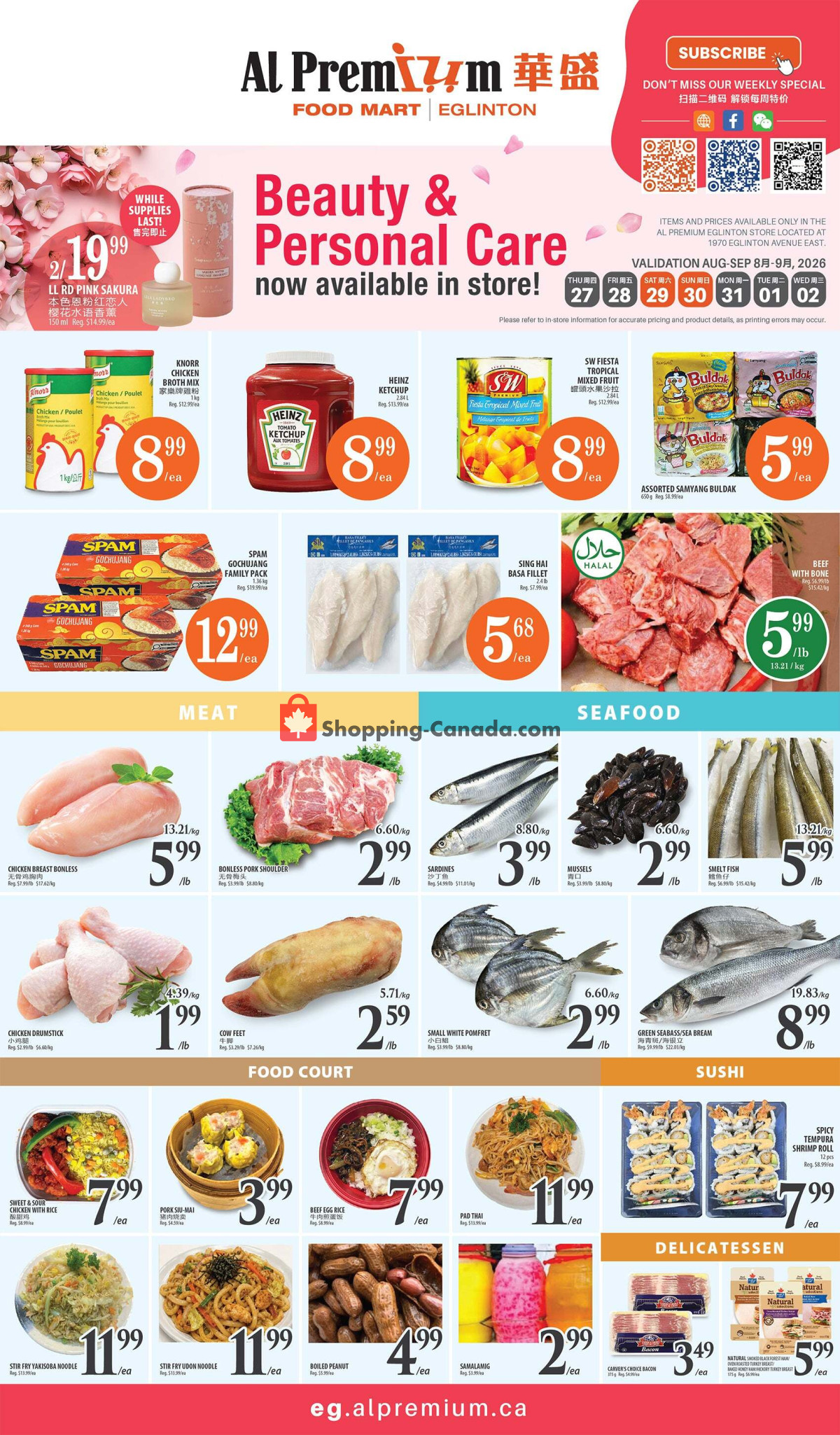 Al Premium Food Mart flyer from Saturday August 29, 2026 to Friday September 4, 2026 - page 2