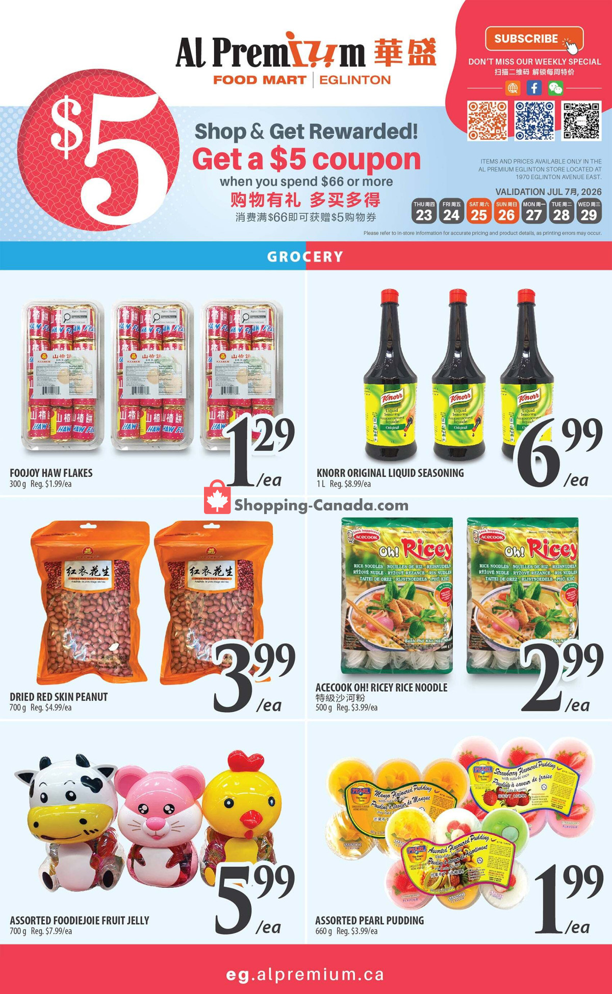 Al Premium Food Mart flyer from Sunday July 19, 2026 to Saturday July 25, 2026 - page 5