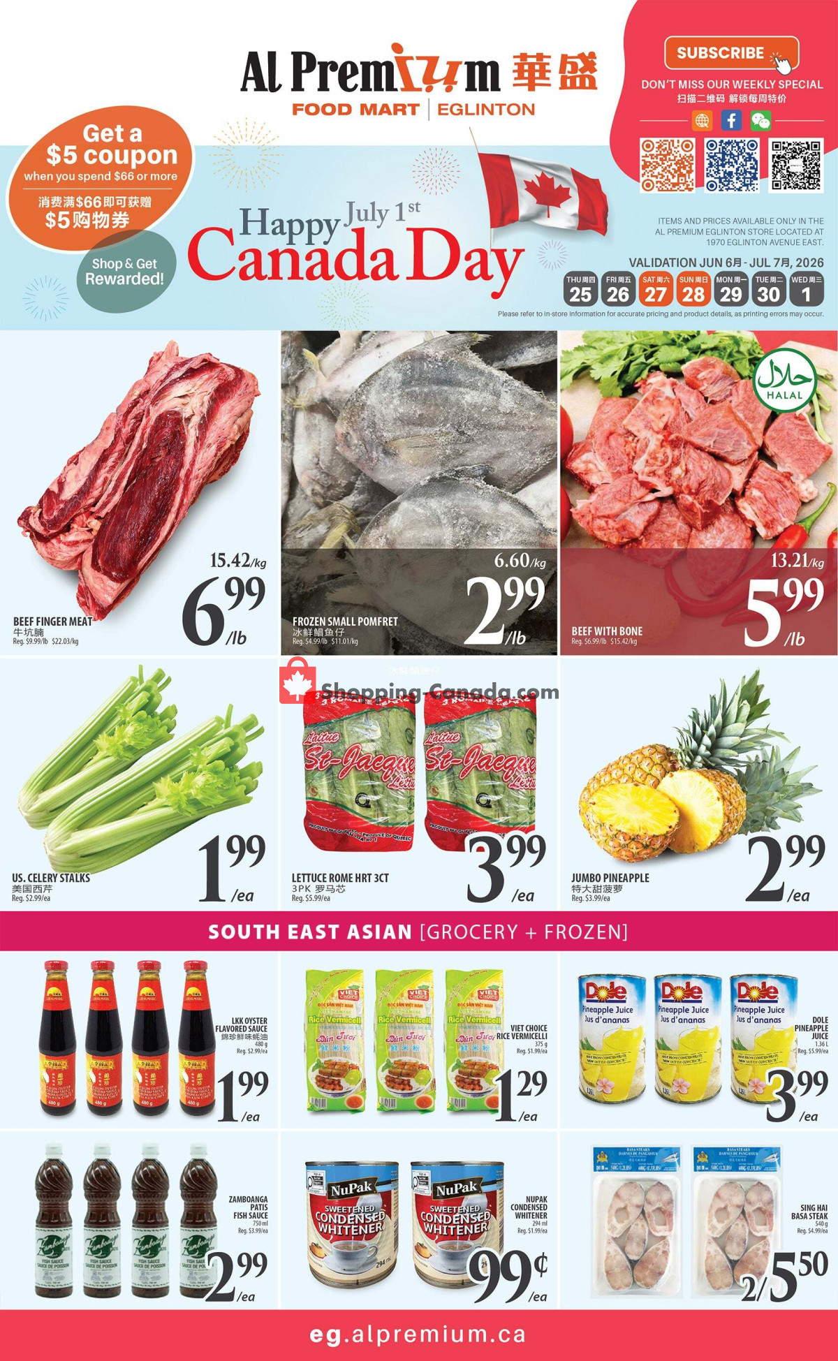 Al Premium Food Mart flyer from Wednesday June 24, 2026 to Thursday July 2, 2026 - page 1