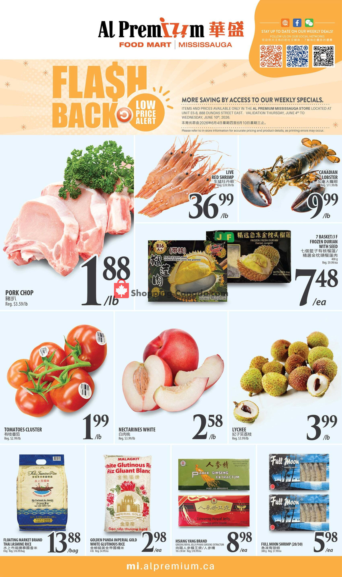 Al Premium Food Mart flyer from Wednesday June 3, 2026 to Tuesday June 9, 2026 - page 1