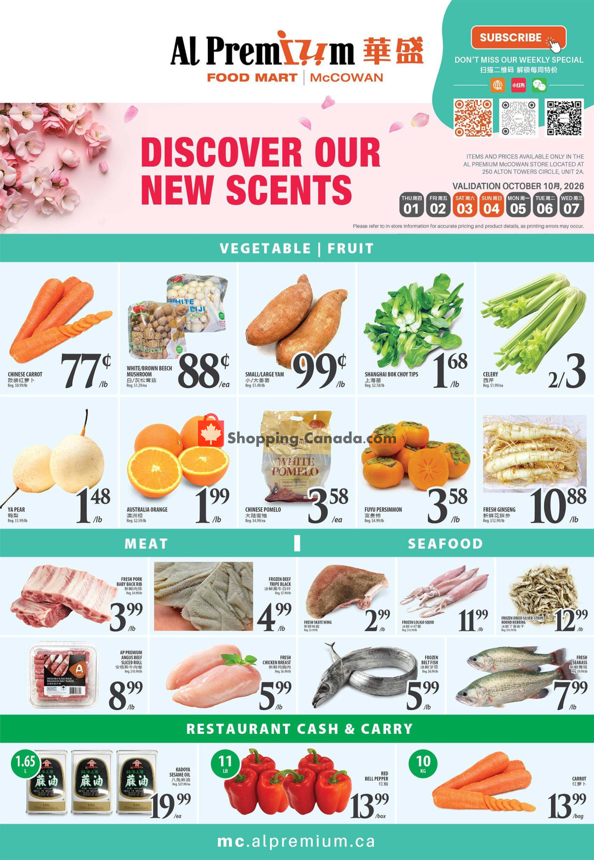 Al Premium Food Mart flyer from Thursday October 1, 2026 to Sunday October 11, 2026 - page 2