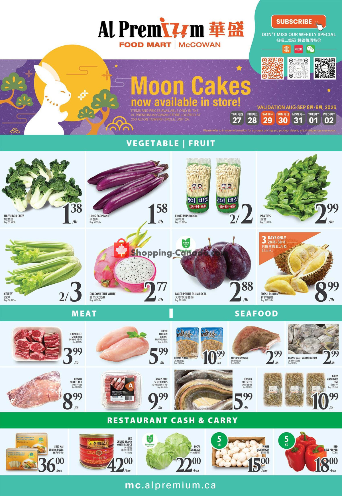 Al Premium Food Mart flyer from Tuesday September 1, 2026 to Wednesday September 2, 2026 - page 2