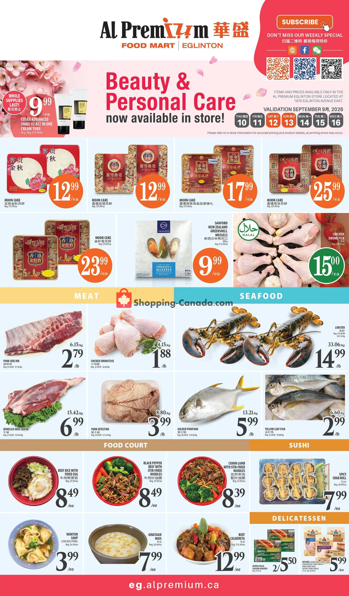 Al Premium Food Mart flyer from Tuesday September 1, 2026 to Wednesday September 9, 2026 - page 2