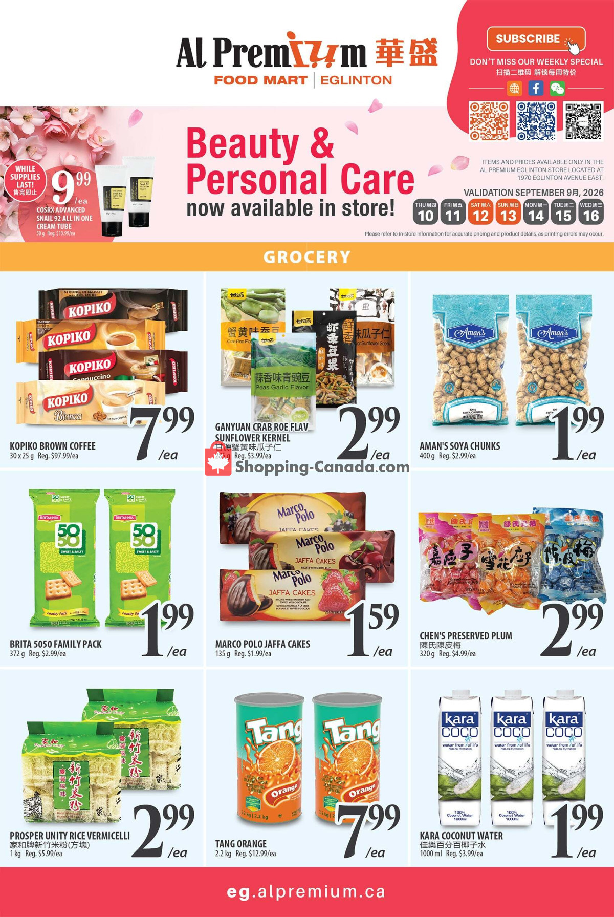 Al Premium Food Mart flyer from Tuesday September 1, 2026 to Wednesday September 9, 2026 - page 3