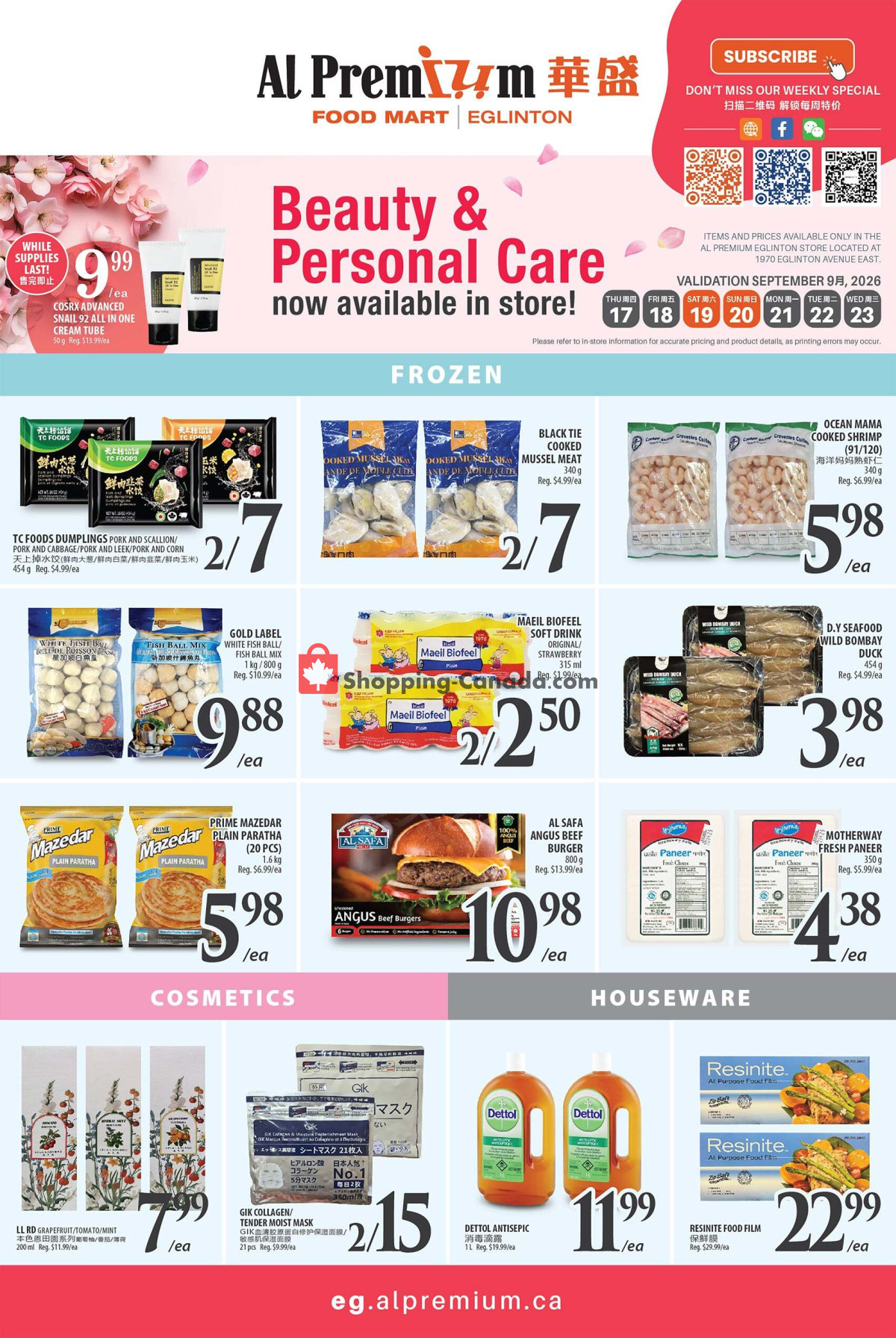 Al Premium Food Mart flyer from Wednesday September 16, 2026 to Tuesday September 22, 2026 - page 5