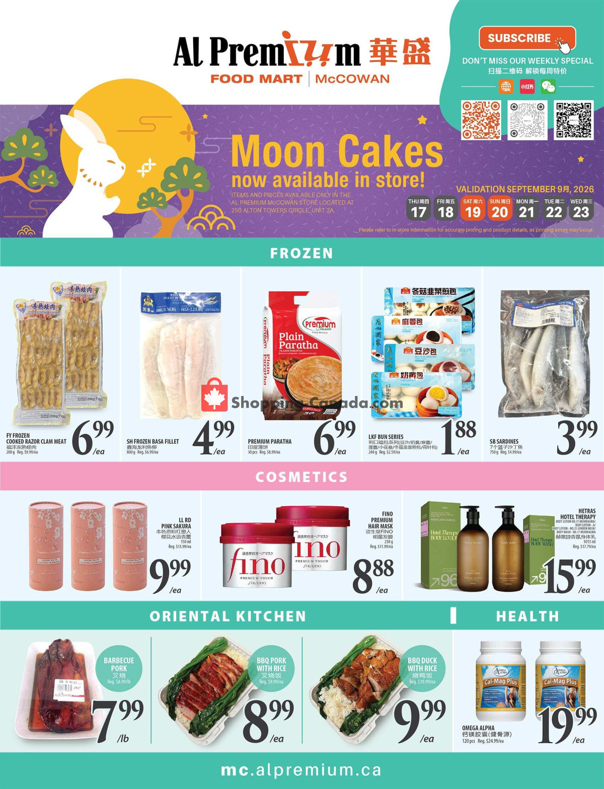 Al Premium Food Mart flyer from Thursday September 17, 2026 to Wednesday September 23, 2026 - page 4