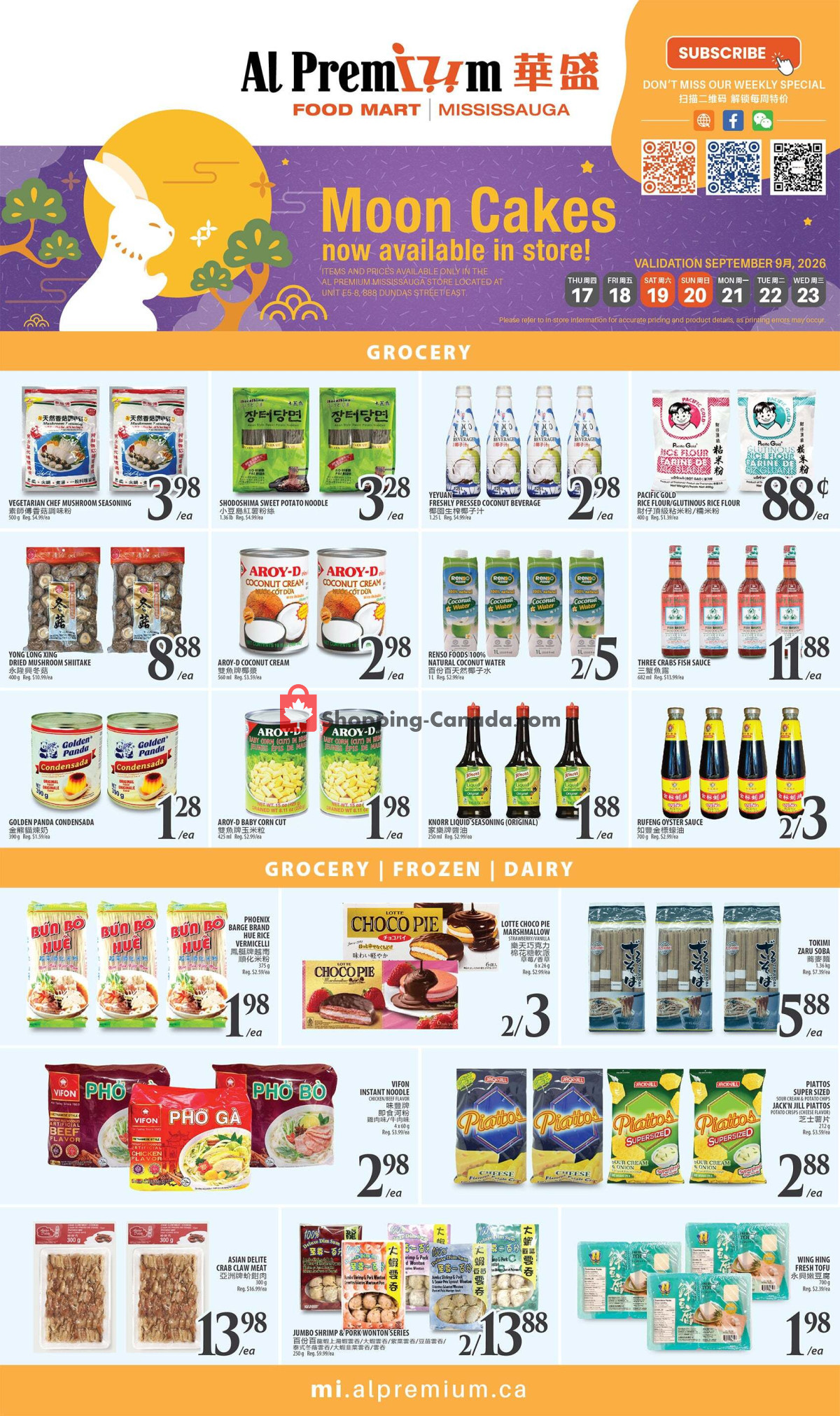 Al Premium Food Mart flyer from Thursday September 17, 2026 to Wednesday September 30, 2026 - page 3