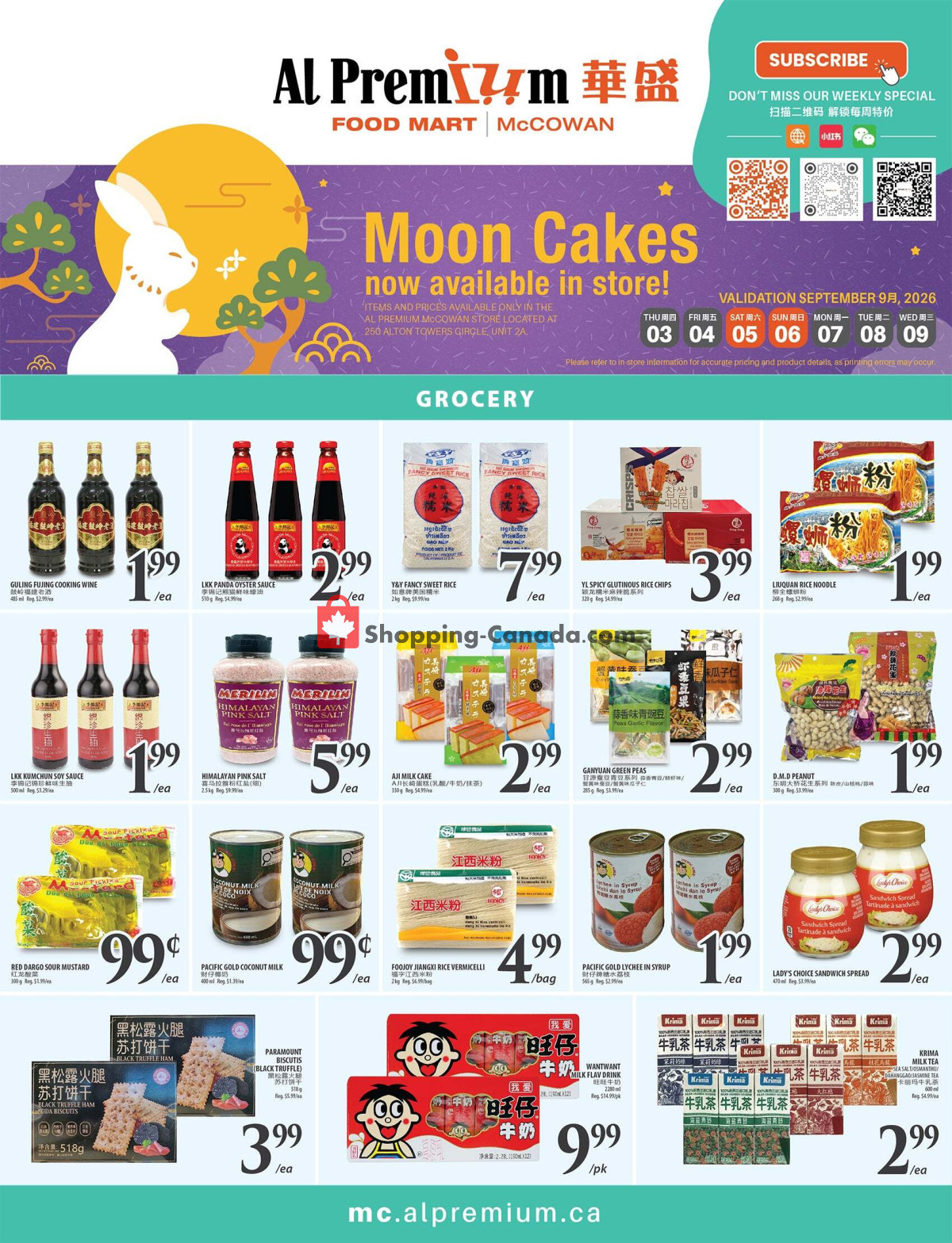 Al Premium Food Mart flyer from Thursday September 3, 2026 to Wednesday September 9, 2026 - page 3