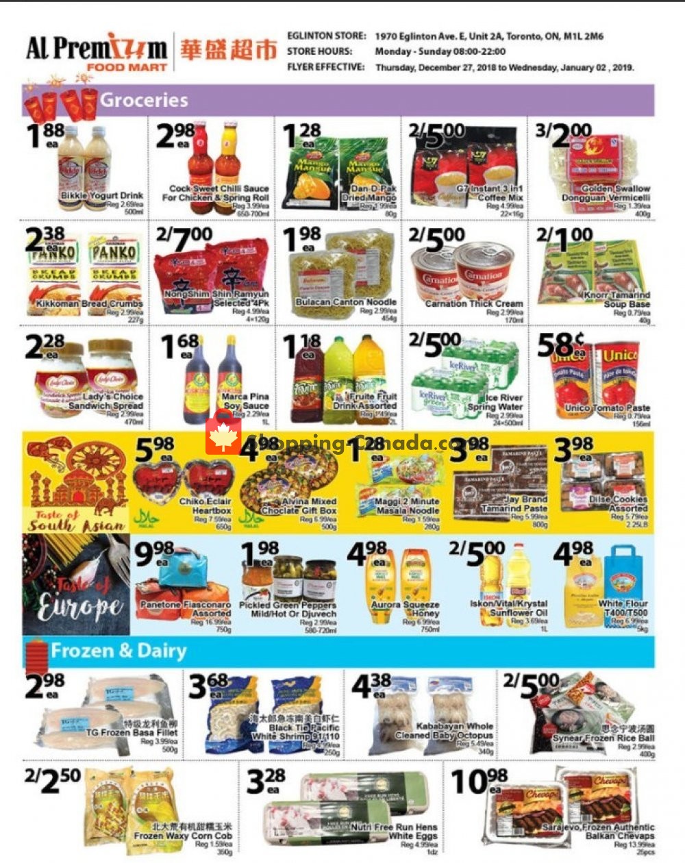 Al Premium Food Mart flyer from Thursday December 27, 2018 to Wednesday January 2, 2019 - page 3