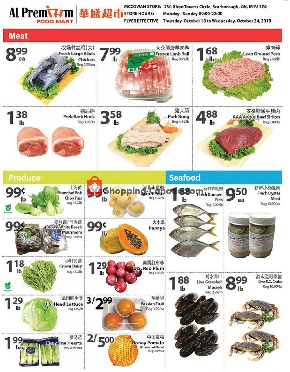 Al Premium Food Mart flyer from Thursday October 18, 2018 to Wednesday October 24, 2018 - page 4
