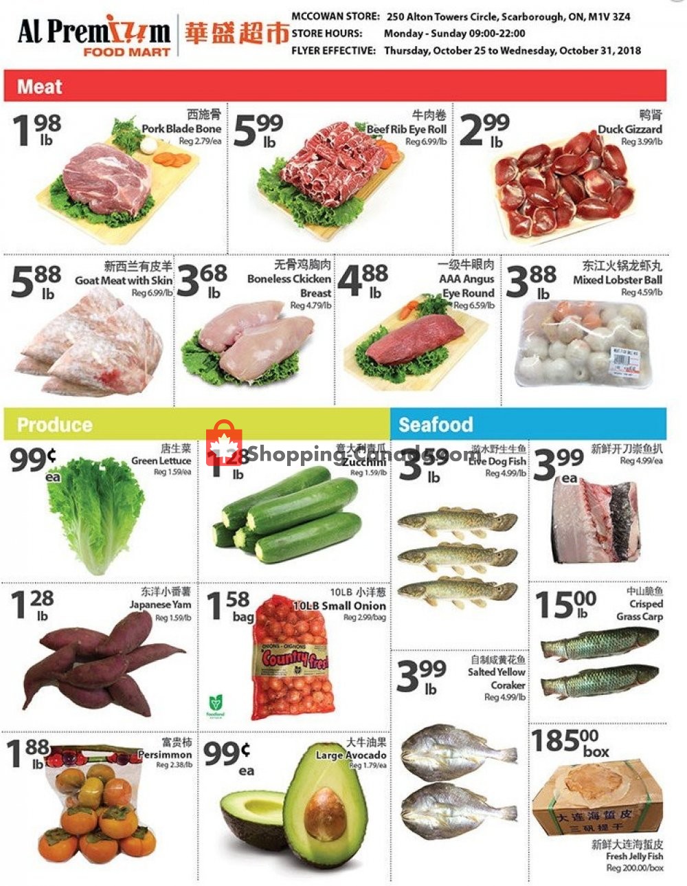 Al Premium Food Mart flyer from Thursday October 25, 2018 to Wednesday October 31, 2018 - page 4