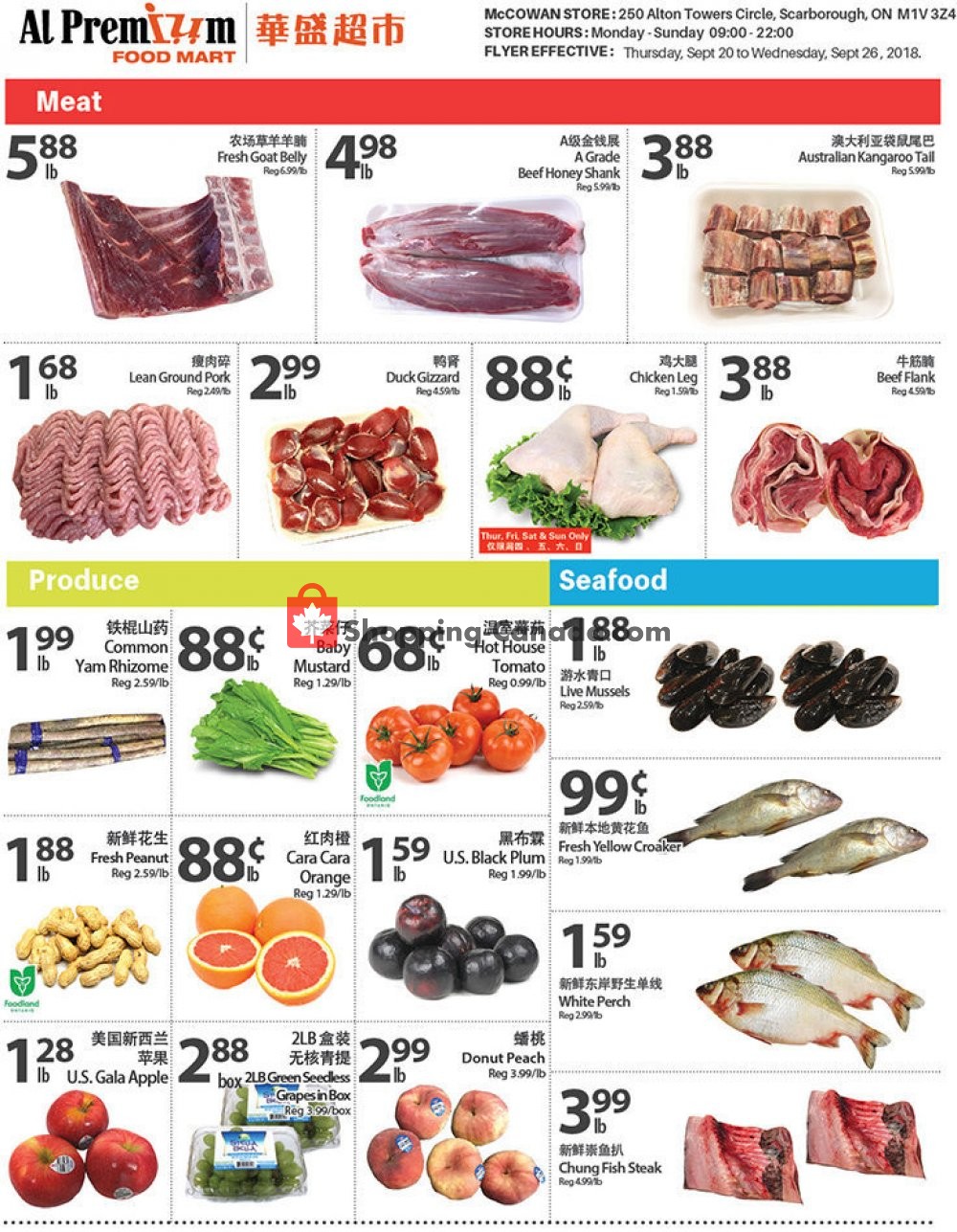 Al Premium Food Mart flyer from Thursday September 20, 2018 to Wednesday September 26, 2018 - page 4