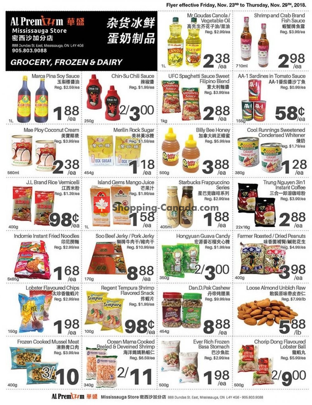 Al Premium Food Mart flyer from Friday November 23, 2018 to Thursday November 29, 2018 - page 2